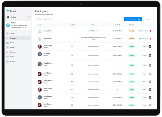 Update to Admin Panel Team Management